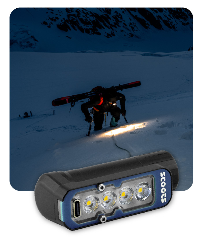 Lampe frontale STOOTS KISKA 3 Ultra Trail France Orange